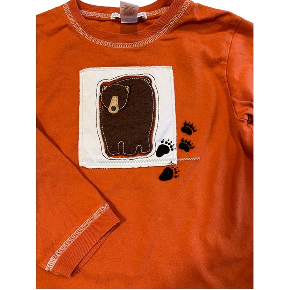 Janie and Jack Alpine Chalet Long-Sleeve Grizzly Bear Tee 4T - Picture 5 of 5